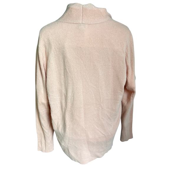 Sundance Women’s Size Large‎ 100% Cashmere Pink Faux Wrap Sweater - Picture 3 of 5